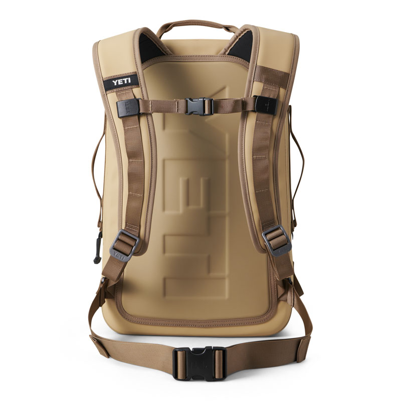 YETI Panga 28L Waterproof Backpack Tan | 54 Dean Street Fly Shop